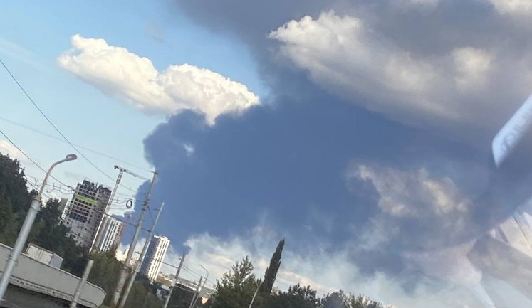 Explosions in Ufa following drone attack: fire broke out in industrial zone. PHOTO