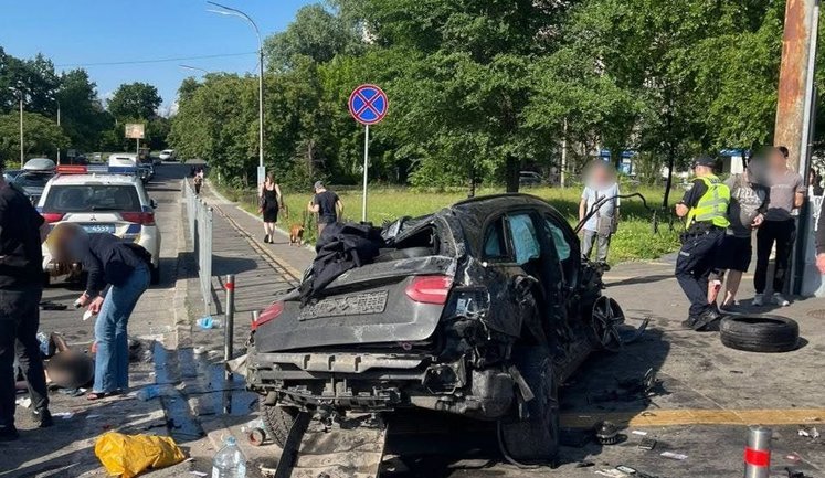 Смертельное ДТП в Киеве: за автомобилем Mercedes-Benz C300 зафиксировано 39 нарушений ПДД, - Билошицкий. ФОТО