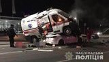 Автомобіль швидкої потрапив у ДТП у Вінниці, п