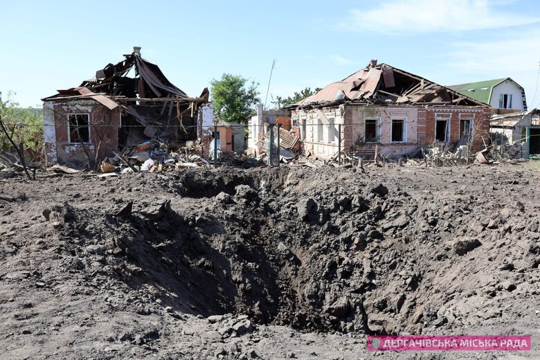 Наслідки удару по Руській Лозовій на Харківщині