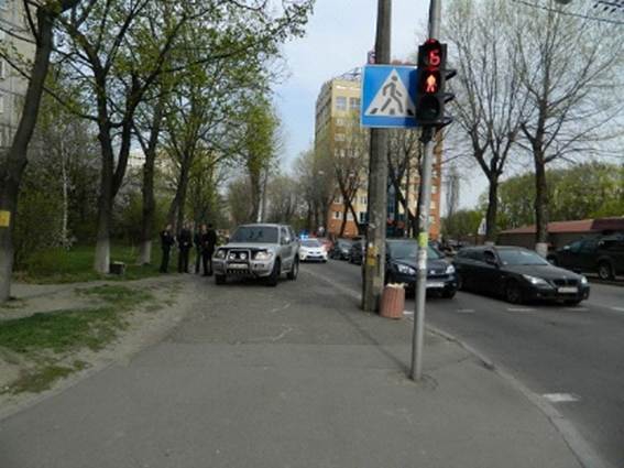киев наезд патрульные