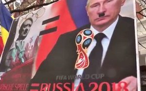 Anti-Putin rally in London: activists call to boycott FIFA World Cup 2018 in Russia. VIDEO+PHOTOS