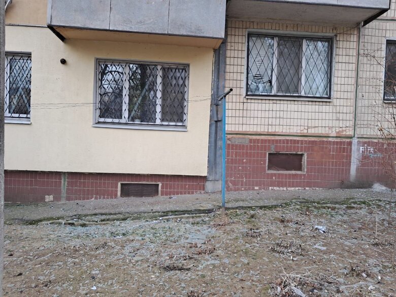 Shelling of Nikopol district on 14 February