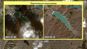 Спутниковый мониторинг показал, что в большинстве водоемов оккупированного Крыма уровень воды снизился ниже "мертвого объема". ФОТО