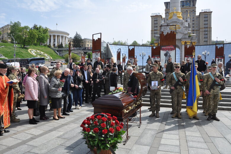 С главой союза Центр национально-патриотического воспитания Евгением Квасковым попрощались в Киеве 08