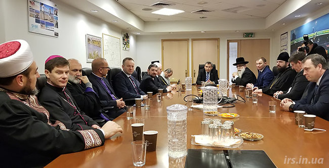 Делегація Всеукраїнської Ради Церков зустрілась із президентом Ізраїлю 03