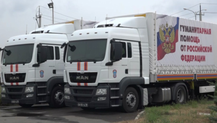 Russia sends another ‘humanitarian convoy’ to Donbas