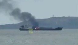 дрон уразив російський танкер в азовському морі