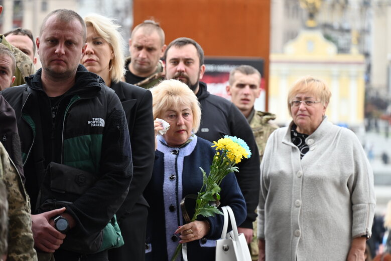 У Києві попрощалися з командиром роти стрілецького батальйону Олександром Пастухом (Добрим), який загинув у бою проти рашистів на Луганщині 53