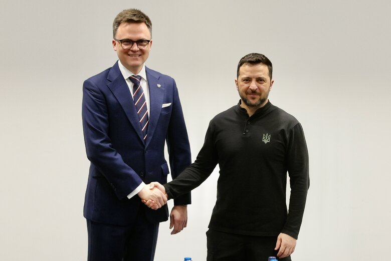 Зеленський зустрівся із маршалком Сейму Польщі