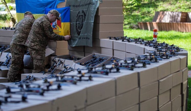 27 бригада Нацгвардии получила 1100 FPV-дронов от киевлян, - Кличко