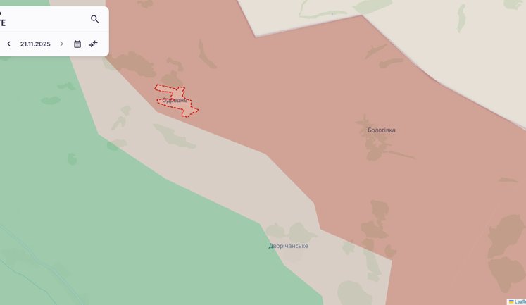 Враг оккупировал Отрадное и Бологовку и продвинулся в Харьковской, Донецкой и Запорожской областях, - DeepState