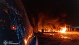 Росіяни атакували дронами дві АЗС на Харківщині: виникла пожежа