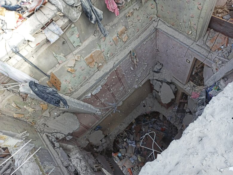 Body of dead man was removed from rubble in Sloviansk, - State Emergency Service 04