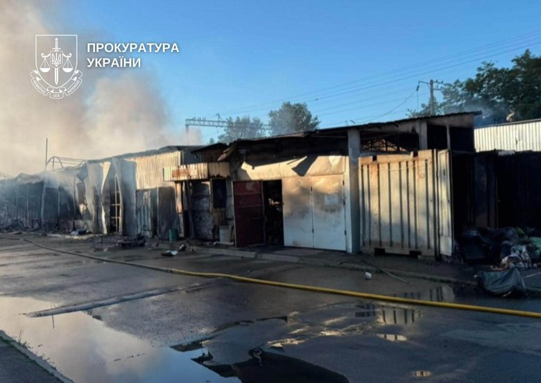 удар по ринку в Києві