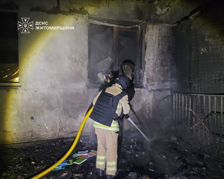 Наслідки удару по Житомирщині 24 вересня
