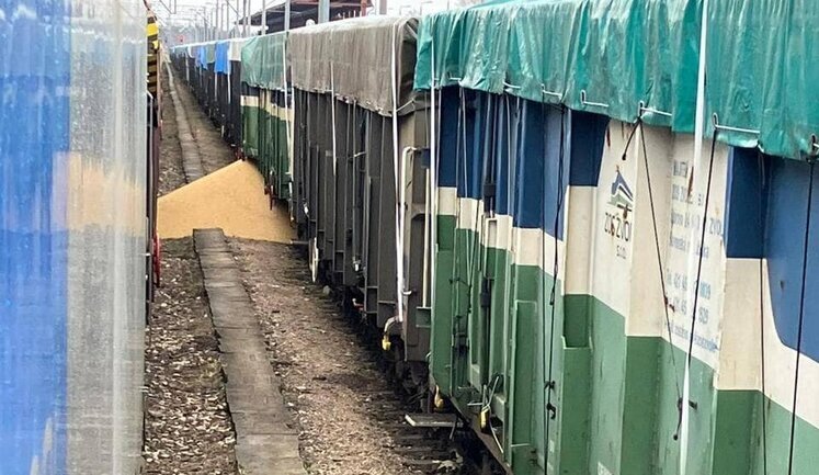 Wagons with Ukrainian agricultural products were damaged at Polish "Dorogusk" railway station. PHOTO