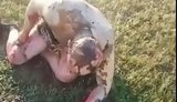 Обгорілий водій російської фури повзає на узбіччі після атаки українського дрона: "Это п#здец. Щас скорая будет ехать". ВIДЕО 18+