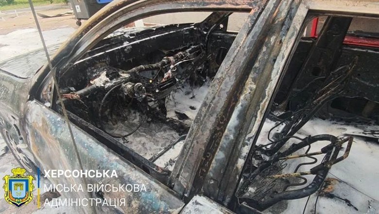 Обстрел Херсона, ранены три человека