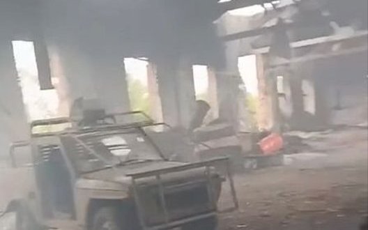 Окупант показав наслідки удару Сил оборони по базі з російською технікою: "П#здец, все сожгли нах#й". ВIДЕО