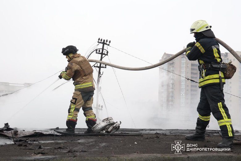 Дніпро після обстрілу