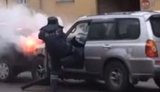 В Москве водитель внедорожника умышленно протаранил 16 автомобилей. ВИДЕО.