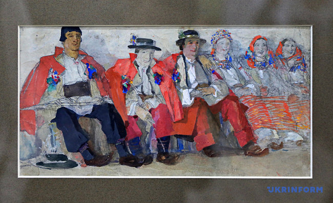 Художественный музей получил от меценатов 222 графические работы Кричевского 03