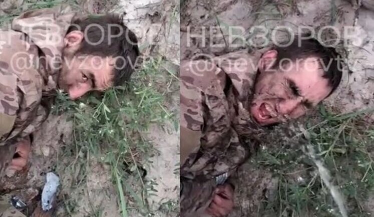 Russian soldier beats, mocks, and urinates on fellow refuseniks: "Open your mouth, b#tch! Like it?! Drink, bitch!". VIDEO 18+