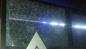 Автобус с пассажирами обстреляли из пневматики в Чернигове, фирма говорит, что это третье нападение за 2 месяца. ФОТО