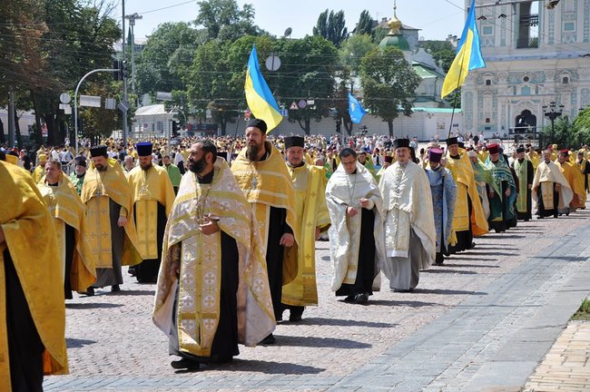 Крестный ход УПЦ КП к 1030-летию крещения Руси-Украины состоялся в Киеве 28