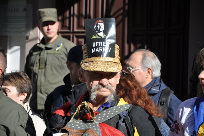 Маркиву свободу! - марш в поддержку осужденного в Италии нацгвардейца состоялся в Киеве 19 Маркиву свободу! - марш в поддержку осужденного в Италии нацгвардейца состоялся в Киеве 19