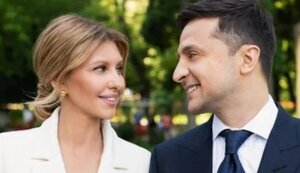 "А потом я стал... Ну вроде как главным. А ты... Ну вроде как первой", - Зеленский поздравил супругу с днем рождения