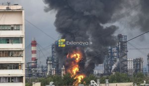 Після атаки на НПЗ в Москві зафіксовано масштабну пожежу, - ССО