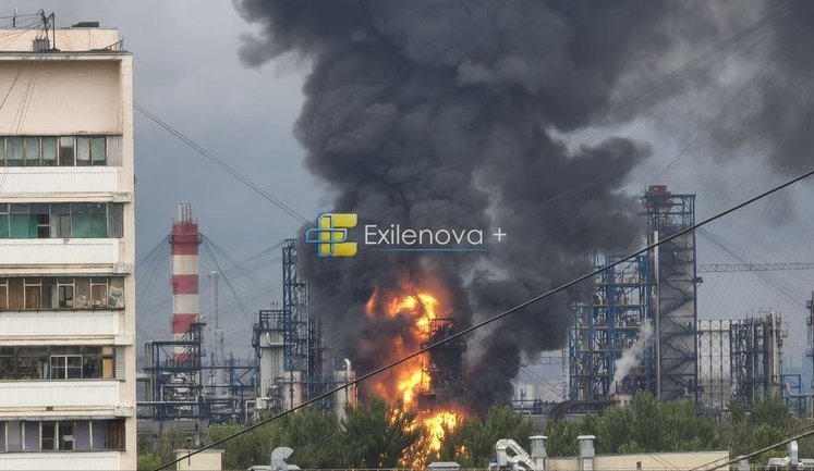 Після атаки на НПЗ в Москві зафіксовано масштабну пожежу, - ССО