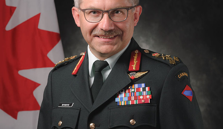 Grandson of Ukrainian immigrants Lt.-Gen. Paul Wynnyk assumes command of Canadian Army. PHOTO