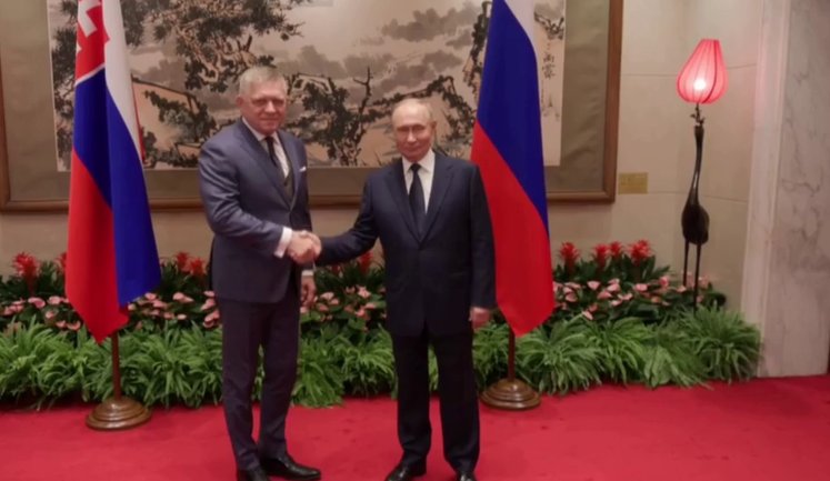 Fico at meeting with Putin: On Friday, I will discuss with Zelenskyy "unacceptability of attacks on energy sector". VIDEO
