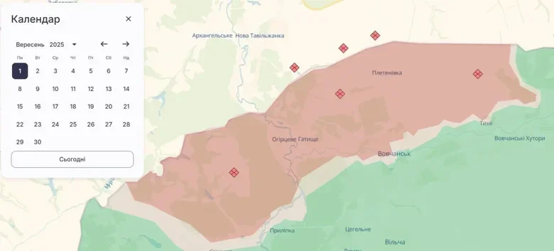 просування рф у вовчанську