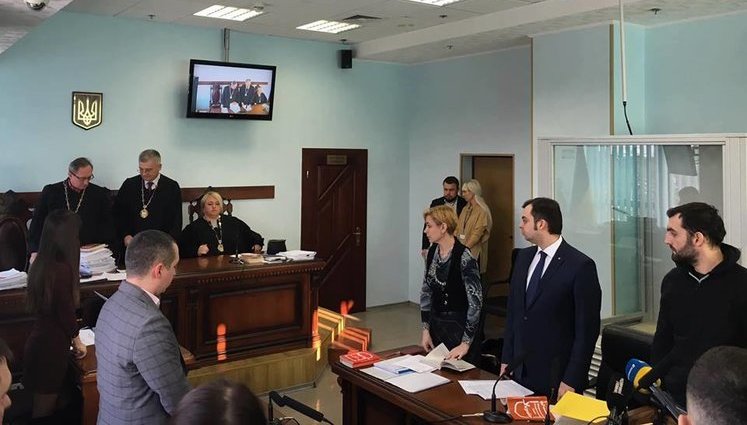 Суд рассматривает апелляцию прокуратуры на решение о залоге как мере пресечения для Петра Очеретяного, подозреваемого в убийстве сотрудника УГО. ФОТО