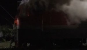 Горящая вражеская логистика: движение сопротивления "Свобода России" сожгло десятки локомотивов в РФ. ВИДЕО