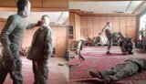російський командир б’є своїх поплічників