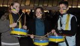 На Майдане устроили огненное шоу в поддержку украинского языка. ФОТОрепортаж.
