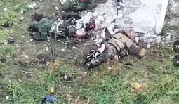 Тіло знищеного російського штурмовика їдять тварини