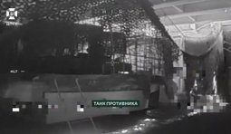дрон найшов танк в укритті
