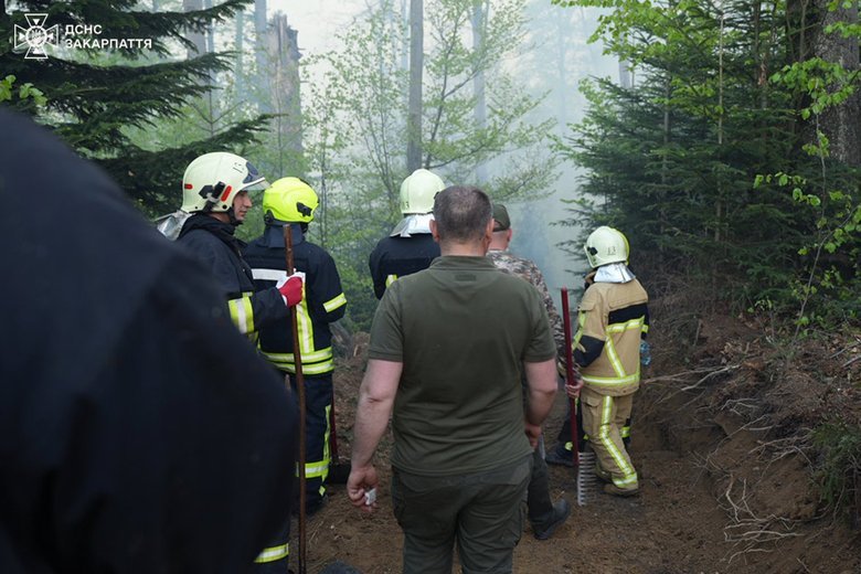 пожежа в карпатах