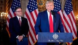 Трамп зможе закінчити війну Росії проти України, тому що він продемонструє силу, - спікер Джонсон