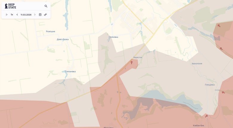 Ворог просунувся у Берестку