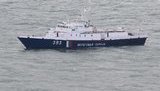 На Приазовье вертолет Морской авиабригады заставил отойти от украинского берега занимавшийся сбором разведданных корабль ФСБ России, - пресс-центр ОС. ФОТОрепортаж