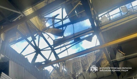 дніпро після обстрілу