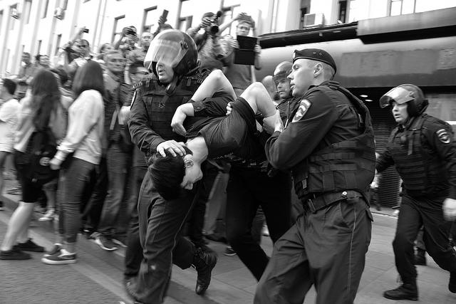 Moscow police brutally dispersed opposition demonstration 21 Moscow police brutally dispersed opposition demonstration 21