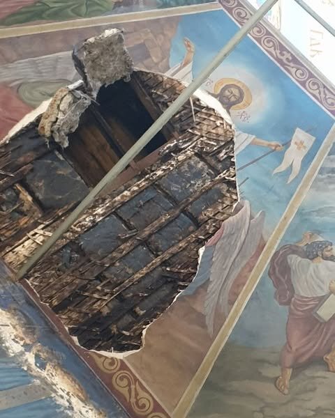 В Шостке повреждена церковь